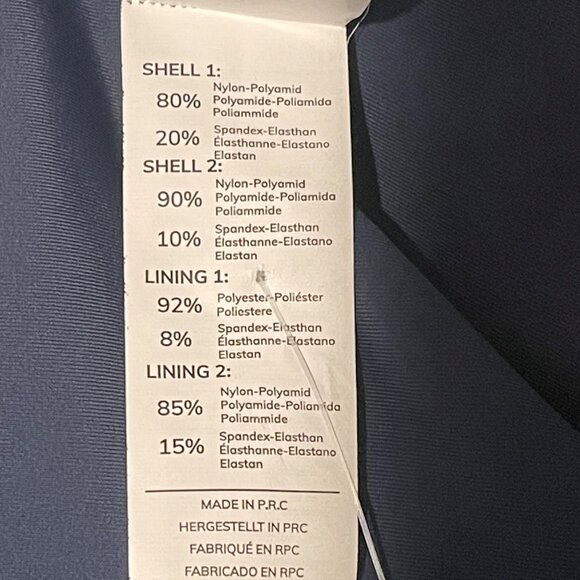 Cupshe Plus Size 3X One Piece Swimsuit Blue V-Neck Mesh Sheer Panel Tummy Contro - Picture 8 of 9